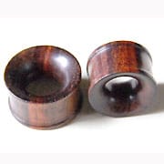 One Pair of Sono Wood Ear Tunnels - Body Jewelry Australia